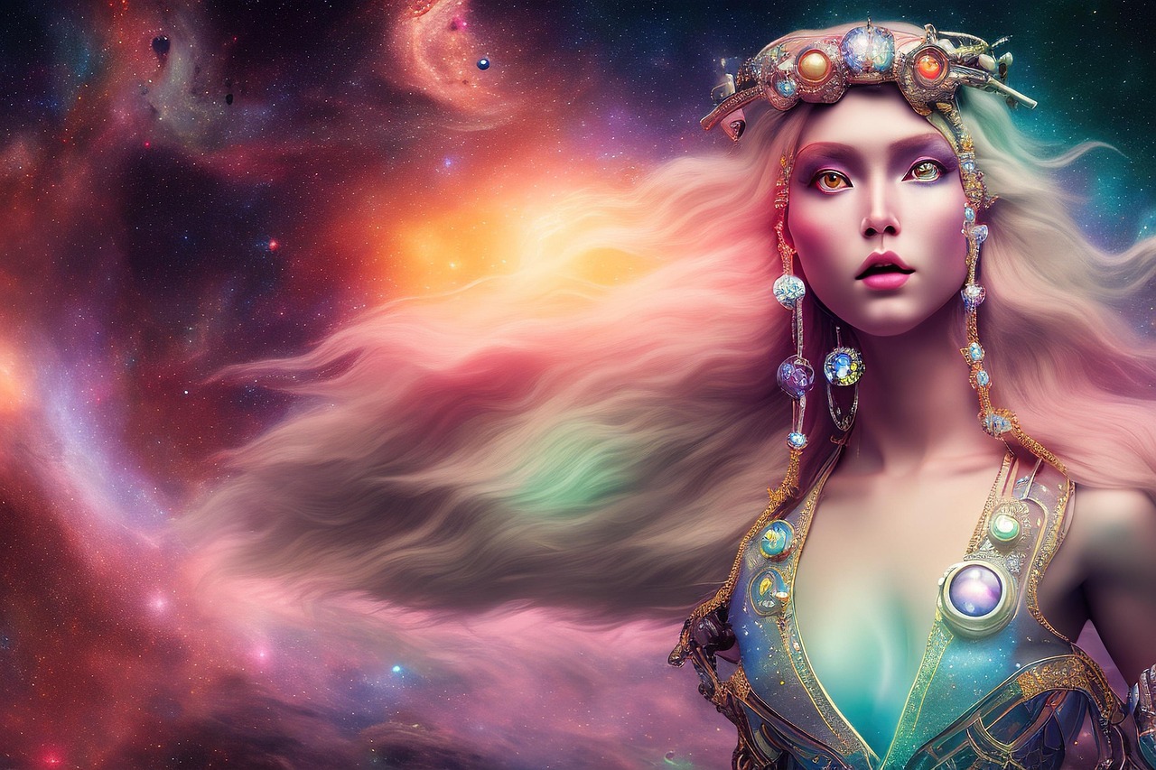 Lidská ruka držící zářící vesmír, symbolizující astrologické poznání